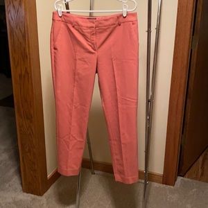Express Columnist dress pants. Coral color